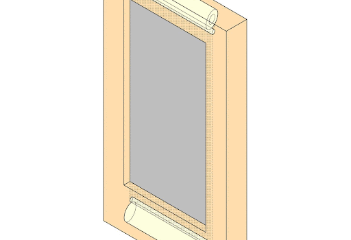 Radiant Energy Veil window concept render